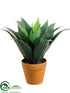 Silk Plants Direct Agave Plant - Green - Pack of 12