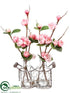 Silk Plants Direct Plum Blossom - Cerise - Pack of 6