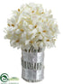 Silk Plants Direct Jasmine Bundle - White - Pack of 2