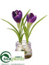 Silk Plants Direct Crocus - Purple - Pack of 12
