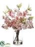 Silk Plants Direct Cherry Blossom - Pink Two Tone - Pack of 4