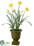 Silk Plants Direct Daffodil - Yellow - Pack of 2