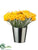 Gerbera Daisy - Yellow - Pack of 12