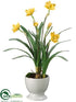 Silk Plants Direct Daffodil - Yellow - Pack of 4