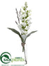 Silk Plants Direct Foxglove - White - Pack of 6