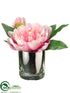 Silk Plants Direct Peony - Pink - Pack of 12