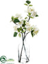 Silk Plants Direct Cherry Blossom - White Cream - Pack of 12