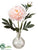 Peony - Peach - Pack of 8