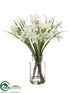 Silk Plants Direct Daffodil - White - Pack of 6