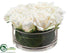 Silk Plants Direct Rose - Cream - Pack of 2