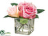 Silk Plants Direct Rose - Rose - Pack of 12