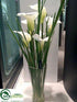 Silk Plants Direct Calla Lily - Cream Green - Pack of 1