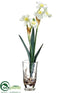 Silk Plants Direct Narcissus - Yellow Light - Pack of 12