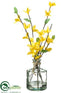 Silk Plants Direct Forsythia - Yellow - Pack of 12