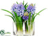 Silk Plants Direct Hyacinth - Blue Lavender - Pack of 2