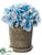 Silk Plants Direct Hydrangea - Delphinium Blue - Pack of 4