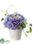 Hydrangea Arrangement - Blue Helio - Pack of 4