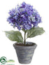 Silk Plants Direct Hydrangea - Lavender - Pack of 6