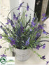 Silk Plants Direct Lavender, Fern - Lavender Purple - Pack of 2