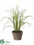 Silk Plants Direct Lily of The Valley - White - Pack of 6