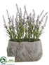 Silk Plants Direct Lavender - Lavender - Pack of 2