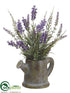 Silk Plants Direct Lavender - Purple Lavender - Pack of 6