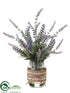 Silk Plants Direct Lavender - Lavender Blue - Pack of 6