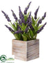 Silk Plants Direct Lavender - Purple - Pack of 4