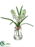 Silk Plants Direct Muscari - White - Pack of 12