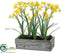 Silk Plants Direct Narcissus - Yellow - Pack of 2