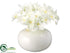 Silk Plants Direct Narcissus - White - Pack of 12