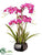 Silk Plants Direct Dendrobium Orchid - Purple - Pack of 4