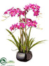 Silk Plants Direct Dendrobium Orchid - Purple - Pack of 4