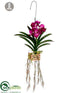 Silk Plants Direct Hanging Vanda Orchid Plant - Orchid - Pack of 4