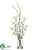 Vanda Orchid, Grass - Green - Pack of 6