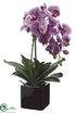 Silk Plants Direct Phalaenopsis Orchid Plant - Violet Two Tone - Pack of 4