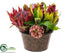Silk Plants Direct Protea Arrangement - Burgundy Mauve - Pack of 1
