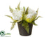 Silk Plants Direct Peony - White - Pack of 12