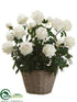 Silk Plants Direct Peony - Cream - Pack of 1