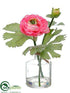 Silk Plants Direct Ranunculus - Cerise - Pack of 12