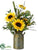 Sunflower, Lavender, Olive - Yellow Green - Pack of 2