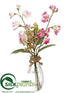 Silk Plants Direct Sweetpea, Sedum - Cerise Pink - Pack of 12