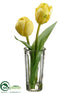 Silk Plants Direct Tulip - Yellow - Pack of 12