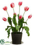 Silk Plants Direct Tulip - Watermelon - Pack of 2