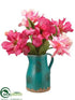 Silk Plants Direct Tulip - Rubrum Pink - Pack of 4