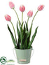 Silk Plants Direct Tulip - Rose Cream - Pack of 2