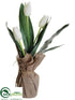 Silk Plants Direct Tulip - White - Pack of 12