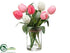Silk Plants Direct Tulip - Cerise Pink - Pack of 4