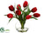 Tulip - Red - Pack of 4