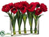 Silk Plants Direct Tulip - Red - Pack of 1